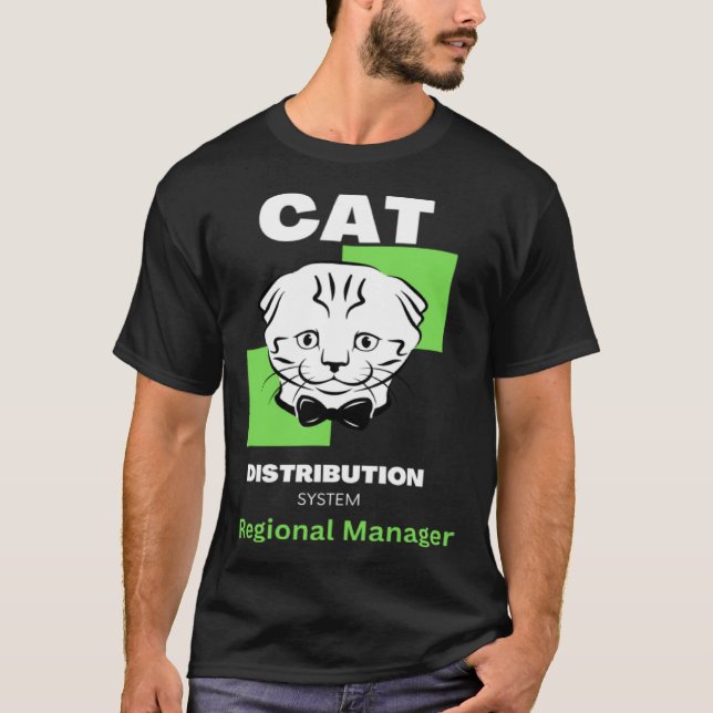 Regionalleiter Katzenvertrieb T-Shirt (Vorderseite)