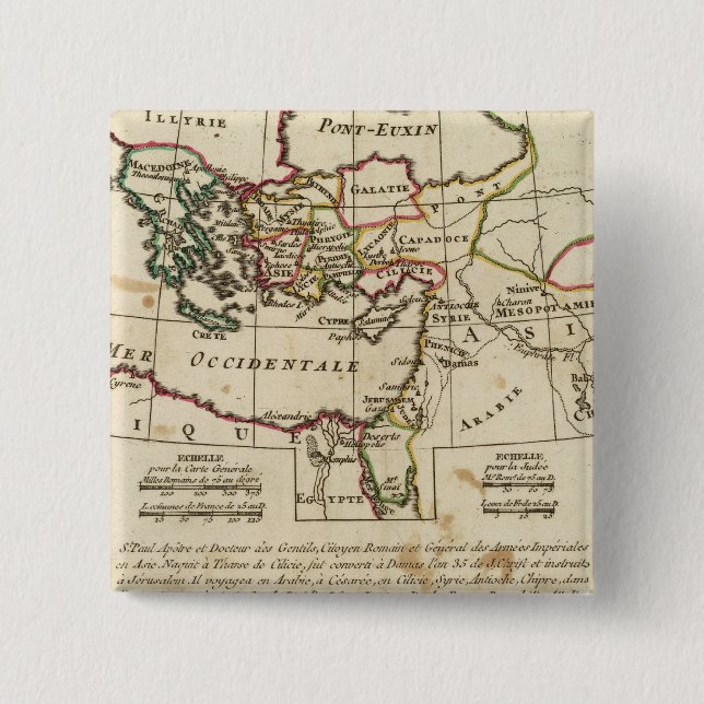 Regionen, Orte im Neuen Testament Button (Vorderseite)