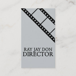 Regisseur Film Film Editing Editor Maker Visitenkarte