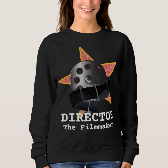 Regisseur - The Filmmaker Women's Dark Sweatshirt (Vorderseite)