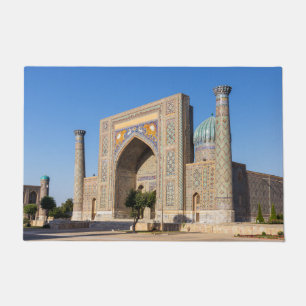Registan-Platz bei Sonnenuntergang - Samarkand, Us Fußmatte