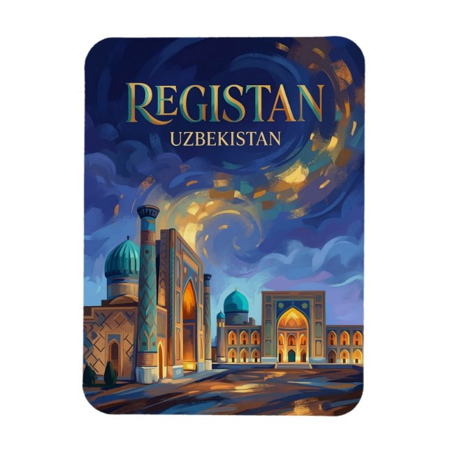 Registan-Platz Usbekistan Magnet (Vertikal)