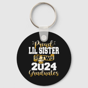 Register von zwei 2024 Absolventen Cl von 24 Senio Schlüsselanhänger