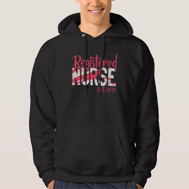 Registered Nurse 2022 Cna Nursing Medicine Clinic Hoodie (Vorderseite)