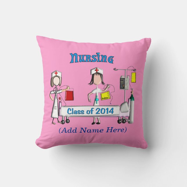 Registered Nurse Abschluss Pillow 2014 Kissen (Vorderseite)