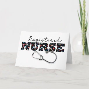 Registered NURSE Appreciation on Nurses Day RN Karte