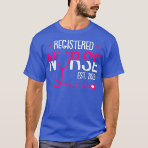 Registered Nurse Est 2022 Abschluss Nursing Grad T-Shirt