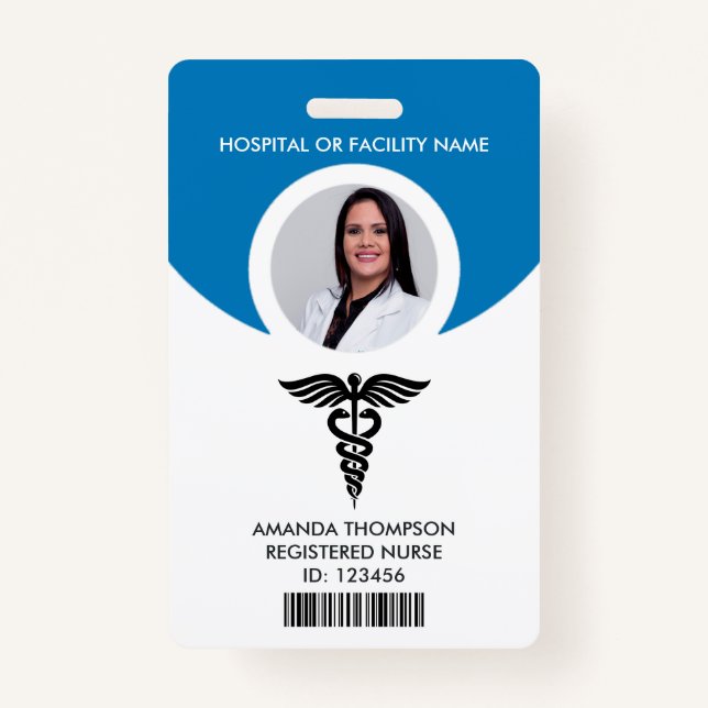 Registered Nurse Foto Identification Ausweis (Vorderseite)