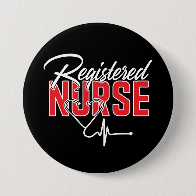 Registered Nurse RN Button (Vorderseite)