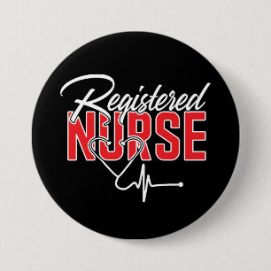 Registered Nurse RN Button