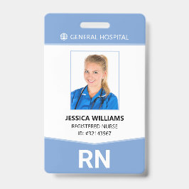 Registered Nurse RN Employee ID Abzeichen Ausweis