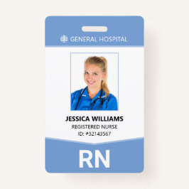 Registered Nurse RN Employee ID Abzeichen Ausweis