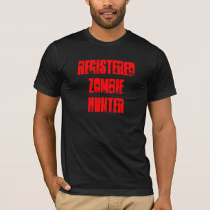 "Registered Zombie Hunter" MännerShirt T-Shirt