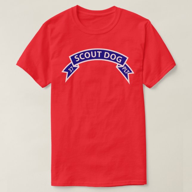 Registerkarte "Scout Dog Platoon" T-Shirt (Design vorne)