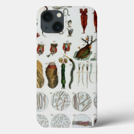 Registerkarte Vintage Biologie der Mikroorganismen Case-Mate iPhone Hülle