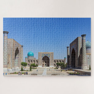 Registerplatz - Samarkand, Usbekistan, Asien Puzzle