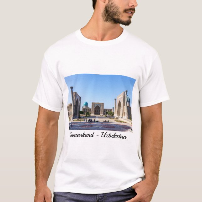 Registerplatz - Samarkand, Usbekistan, Asien T-Shirt (Vorderseite)