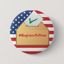 #RegisterToVote Studentenaktivismusknopf 2018