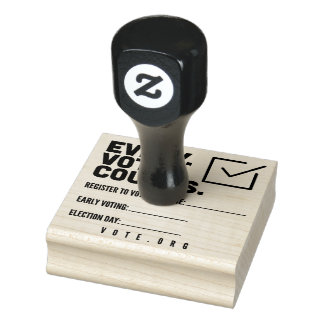 Registrieren Sie sich bei der Abstimmung über die  Gummistempel