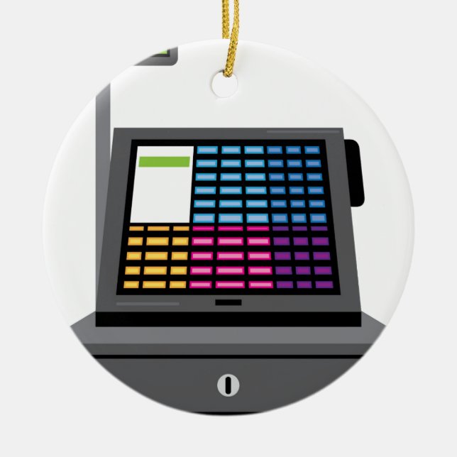 Registrierkasse-Touchschirm Keramik Ornament (Vorne)