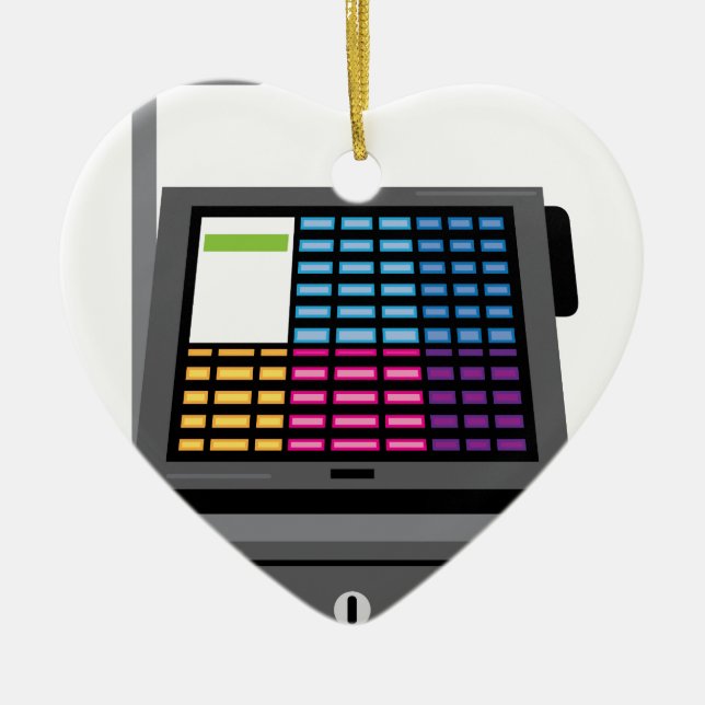 Registrierkasse-Touchschirm Keramikornament (Vorne)