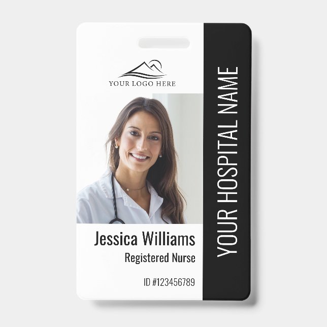 Registriert Krankenpflege RN Medical Foto ID Work Ausweis (Vorderseite)