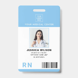 Registriert Krankenschwester RN Medical ID Blue Ab Ausweis