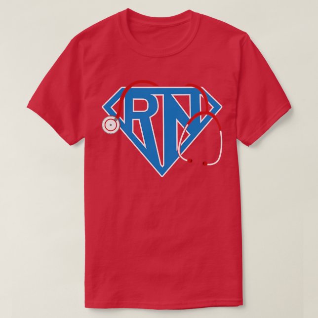 Registriert Krankenschwester RN Tshirt 2 (Design vorne)
