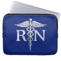 Registriert Nurse RN Caduceus Design