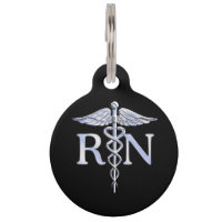 Registriert Nurse RN Caduceus Schlangen Stil auf s