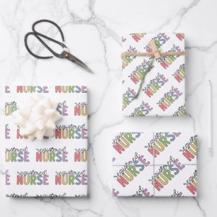 Registriert Nurse RN Nurse Abschluss Geschenkpapier Set