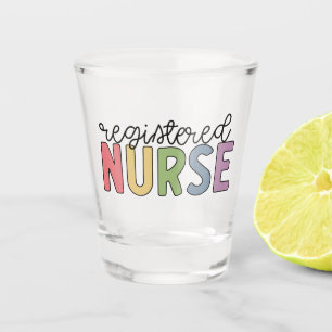 Registriert Nurse RN Nurse Abschluss Schnapsglas