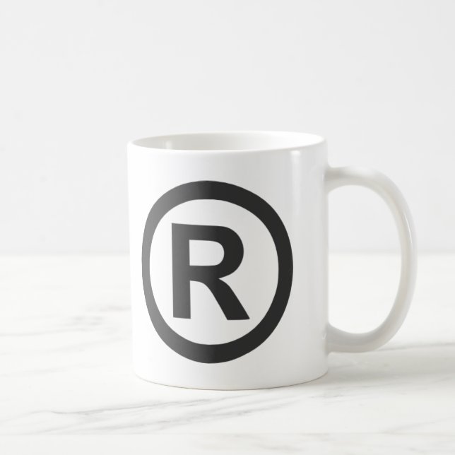 Registriert Tasse (Rechts)