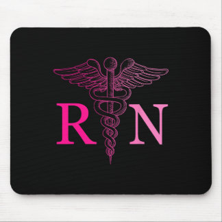 Registrierte Krankenpflege Rosa Rn Nursing Krawatt Mousepad