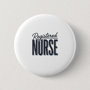 Registrierte Krankenpfleger-Schrift-Typografie-Vek Button