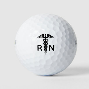 Registrierte Krankenschwester Caduceus RN Custom Golfball