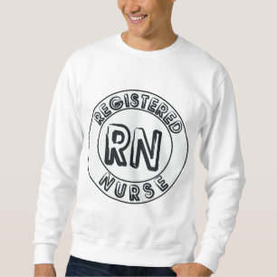 REGISTRIERTE KRANKENSCHWESTER-LOGO-ABZEICHEN RN SWEATSHIRT