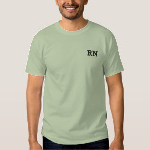 Registrierte Krankenschwester-medizinisches Besticktes T-Shirt