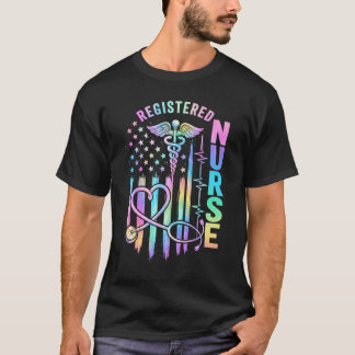 Registrierte Krankenschwester RN Stethoskop EKG Me T-Shirt