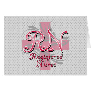 Registrierte Krankenschwester, rosa QuerWirbel