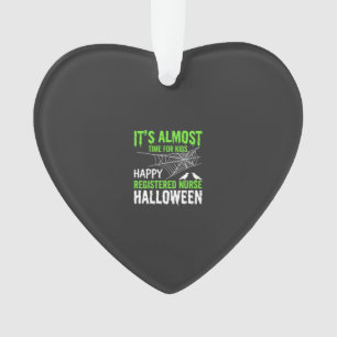 Registrierte Pflegekraft Halloween Spinnennetz und Ornament