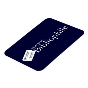Registrierter Bibliophile Magnet