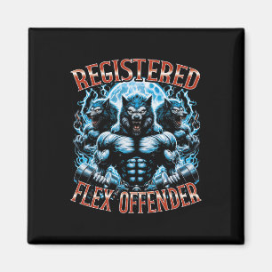Registrierter Flex-Offender Magnet