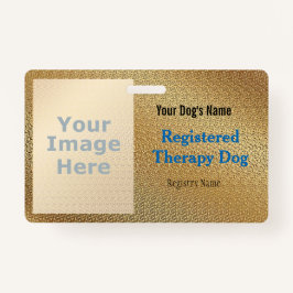 Registriertes Dog-Abzeichen Ausweis