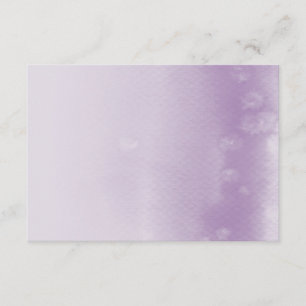 REGISTRIERUNGSKARTE :: ombre watercolor lila Begleitkarte