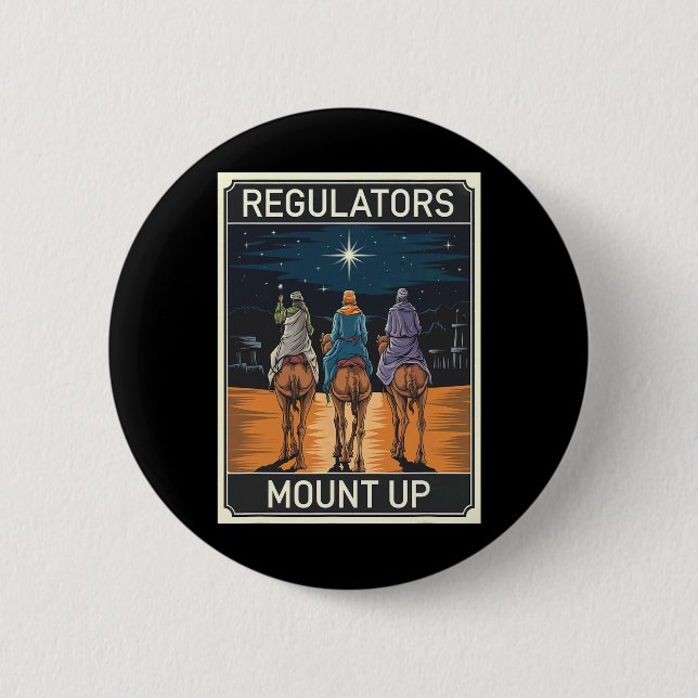 Regler montieren Weihnachtsrentier  Button (Vorderseite)