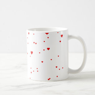 Regnen der Herzen Tasse