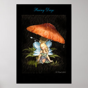 Regnerische Tage Poster