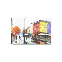 Regnerischer europäischer Stadtstraßen-Expressioni
