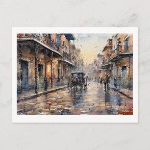 Regnerischer Tag in New Orleans, Postkarte
